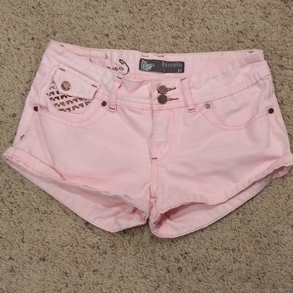 Kenvelo pink shorts size xs
